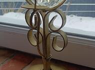 Grajewo ogłoszenia: Sprzedam ciekawy świecznik cały jest metalowy i szkło... - zdjęcie